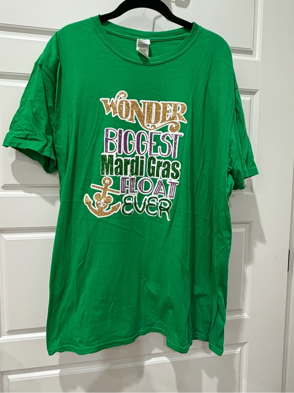 Disney Cruise Disney Green Mardi Gras Graphic Tee - Wonder Biggest Float Ever